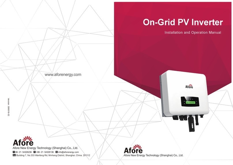 Afore HNS3000TL User manual