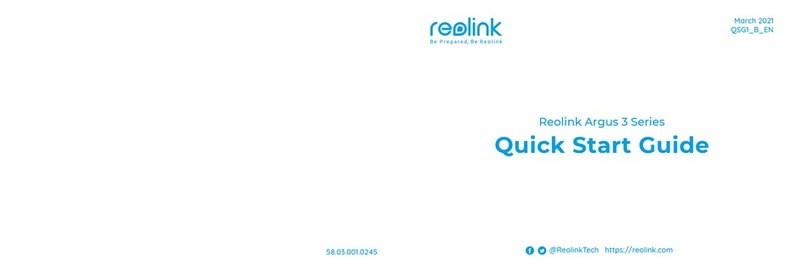 Reolink Argus 3 User manual