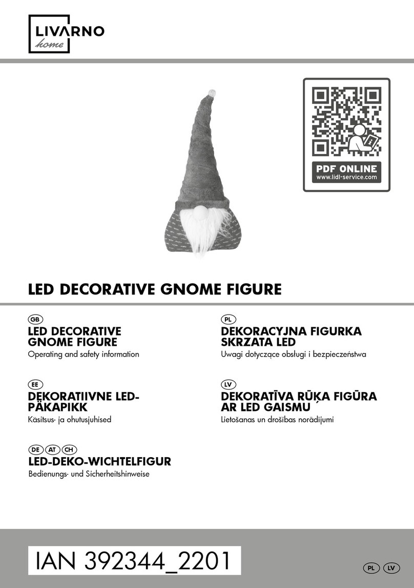 LIVARNO home 1029-RG manual