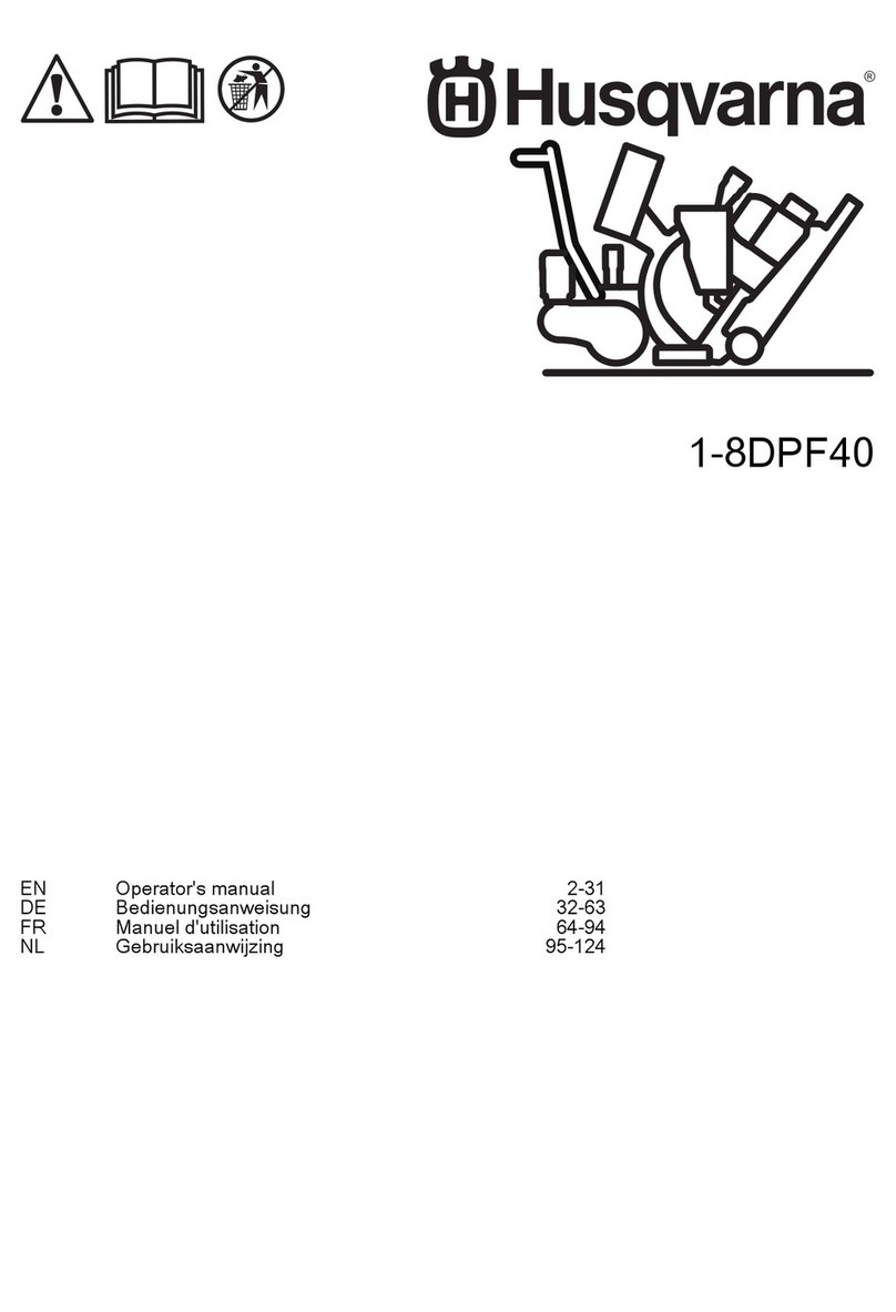 Husqvarna 1-8DPF40 Operator's manual