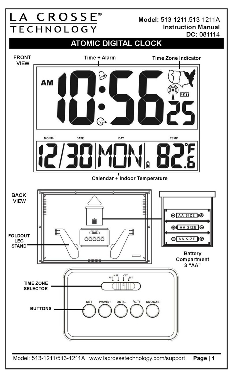 La Crosse Technology 513-1211 User manual