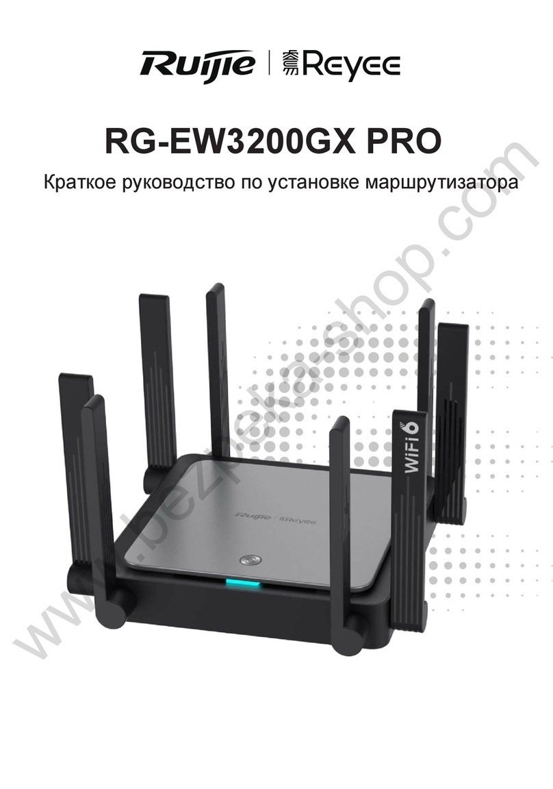 Ruijie Reyee RG-EW3200GX PRO quick start guide