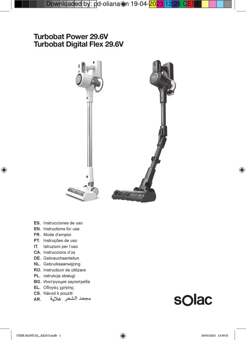 SOLAC Turbobat Power 29.6V User manual