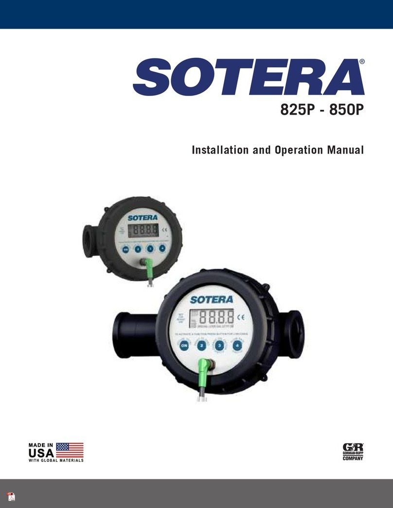 Sotera 825P User manual