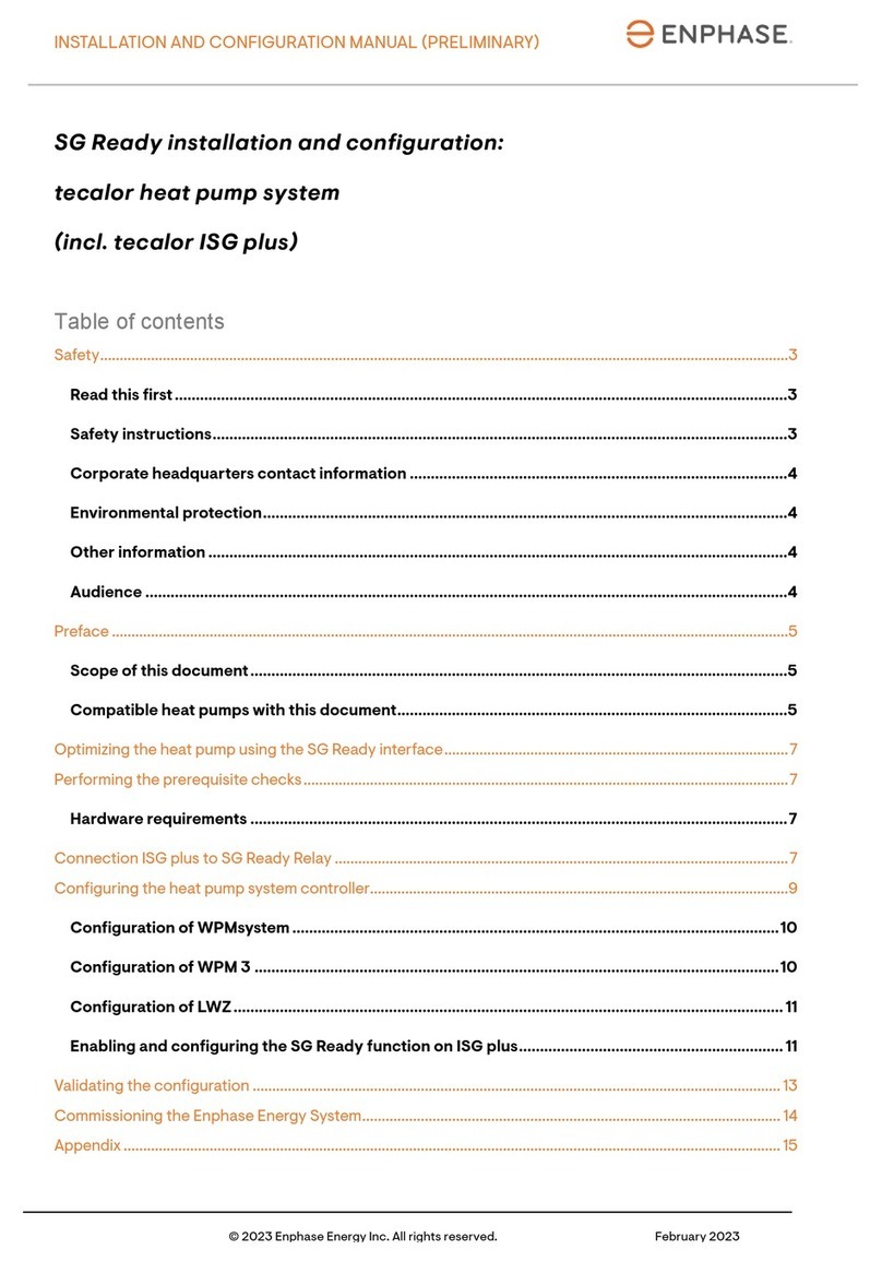 enphase THZ 5.5 eco Installation and configuration manual