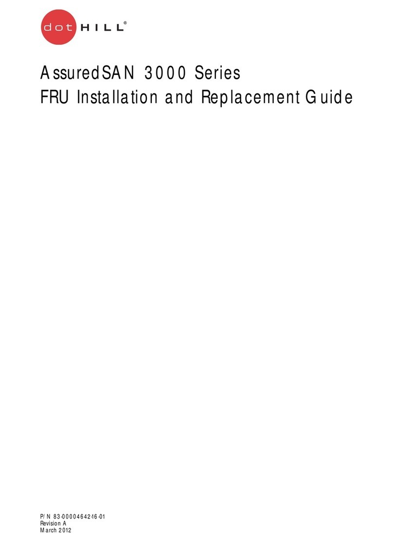 Seagate Dot Hill AssuredSAN 3000 Series Parts list manual