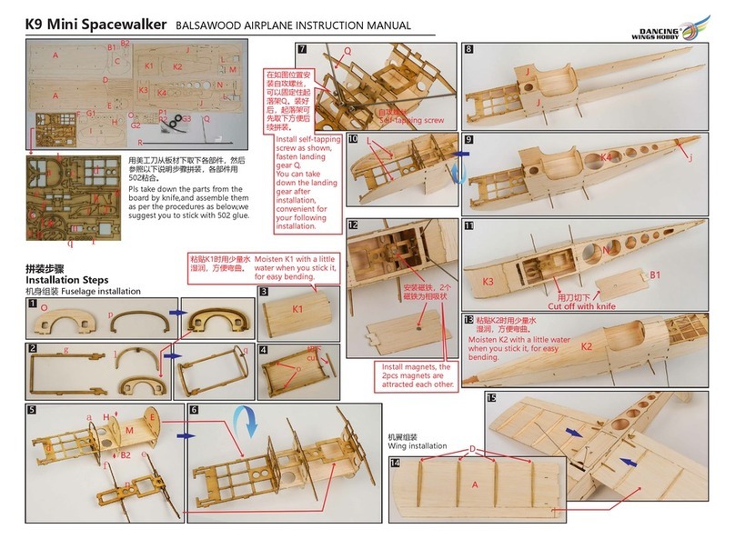 Dancing Wings Hobby K9 Mini Spacewalker instruction manual