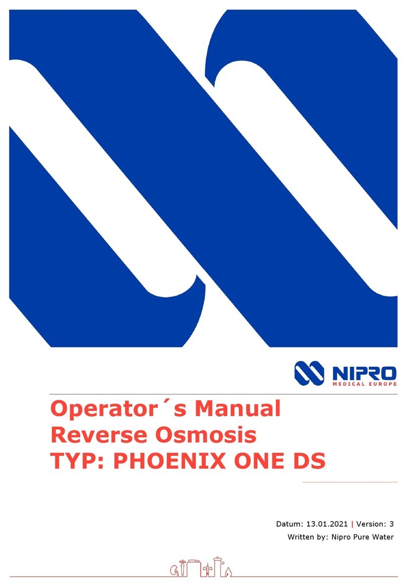 Nipro PHOENIX ONE DS Operator's manual