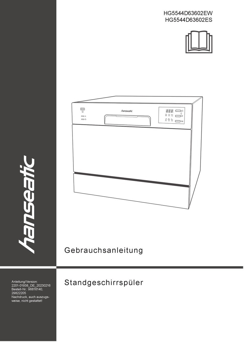 Hanseatic HG5544D63602EW user manual