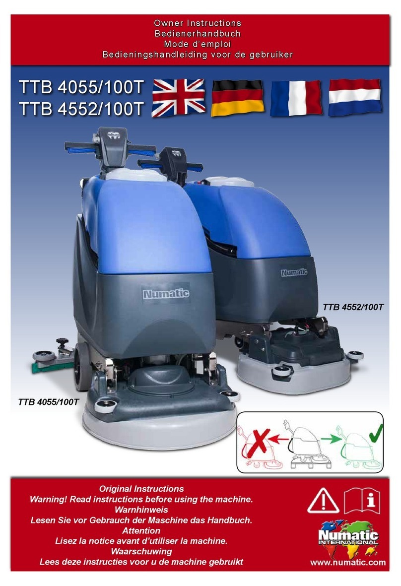 Numatic TTB 4055/100T User manual