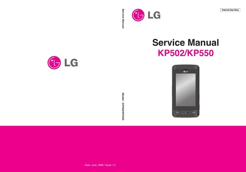 LG KP550 User manual