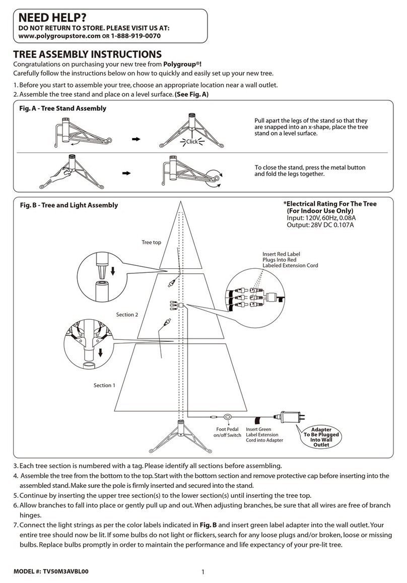 Polygroup TV50M3AVBL00 Assembly instructions