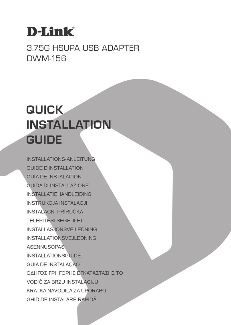 D-Link DWM-156 User manual D-Link DWM-156 User manual