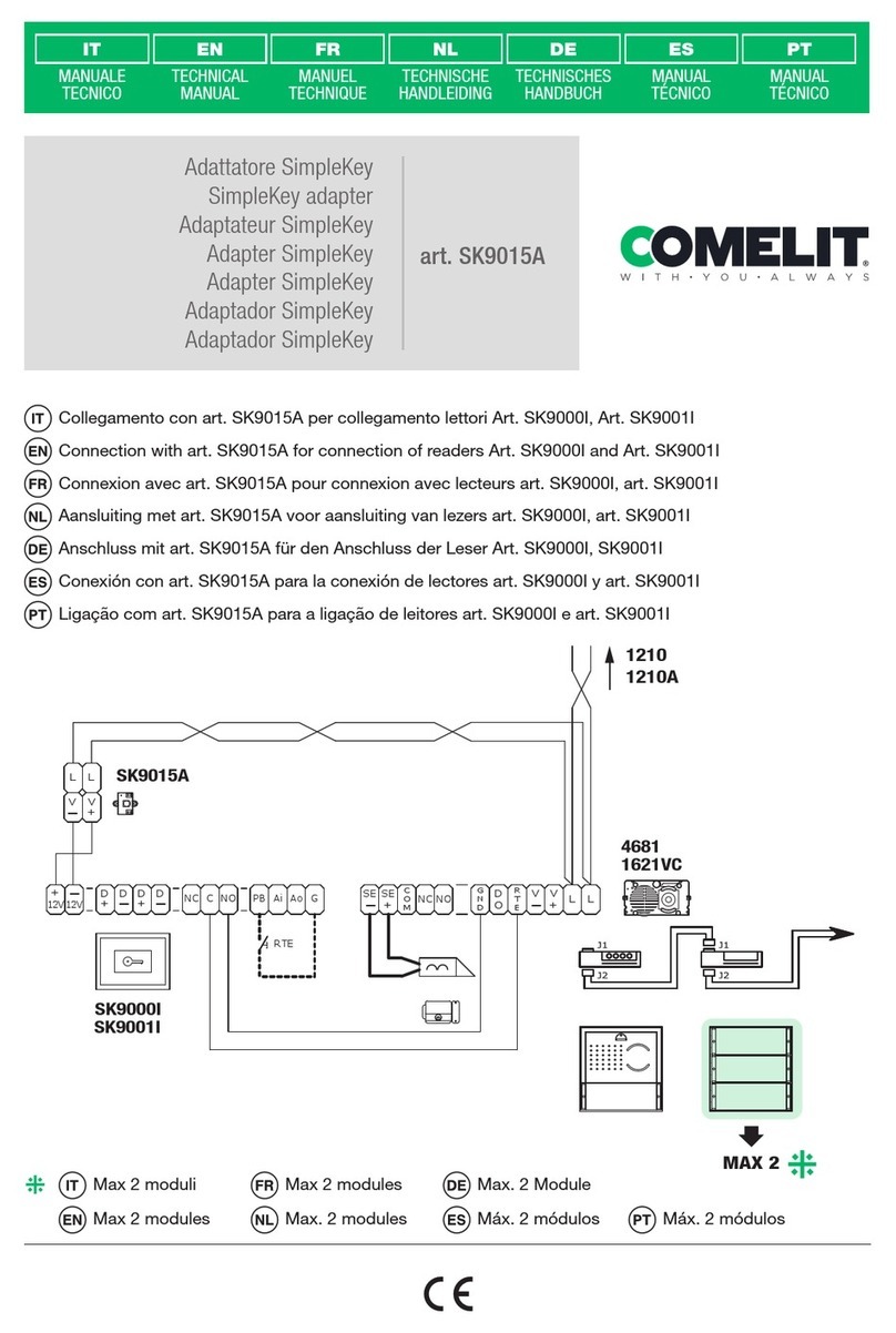 Comelit SK9015A User manual