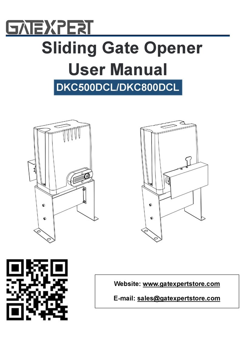 GATEXPERT DKC500DCL User manual