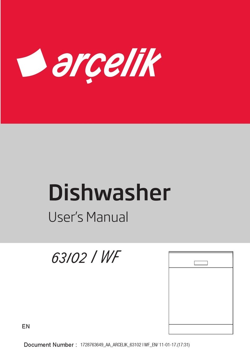 arcelik 63102/WF user manual