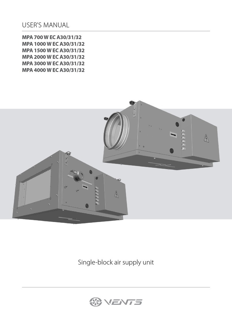 Vents MPA 700 W EC A30 User manual
