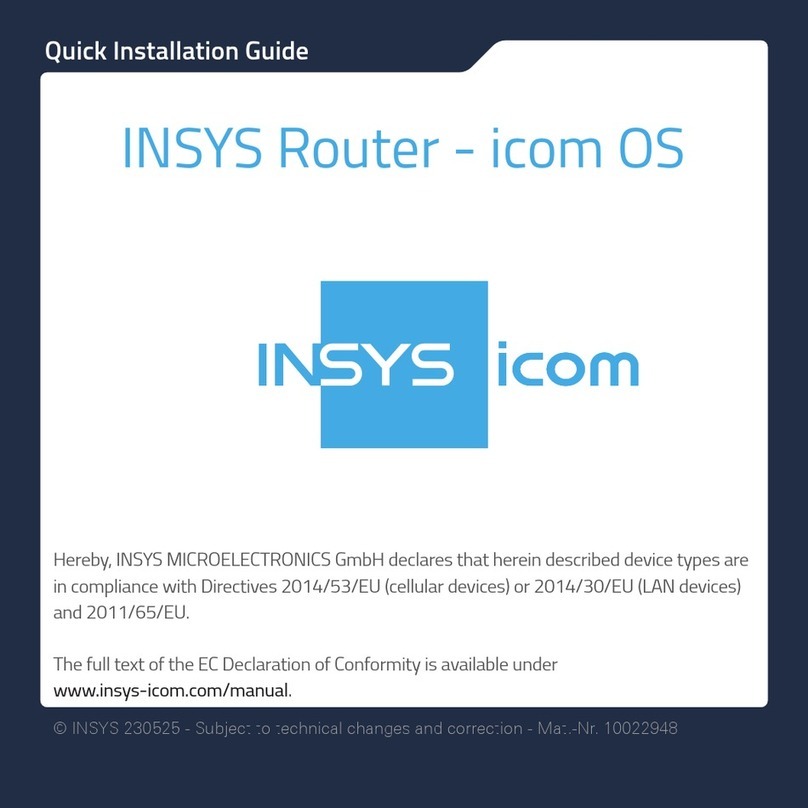 INSYS icom OS Quick installation guide