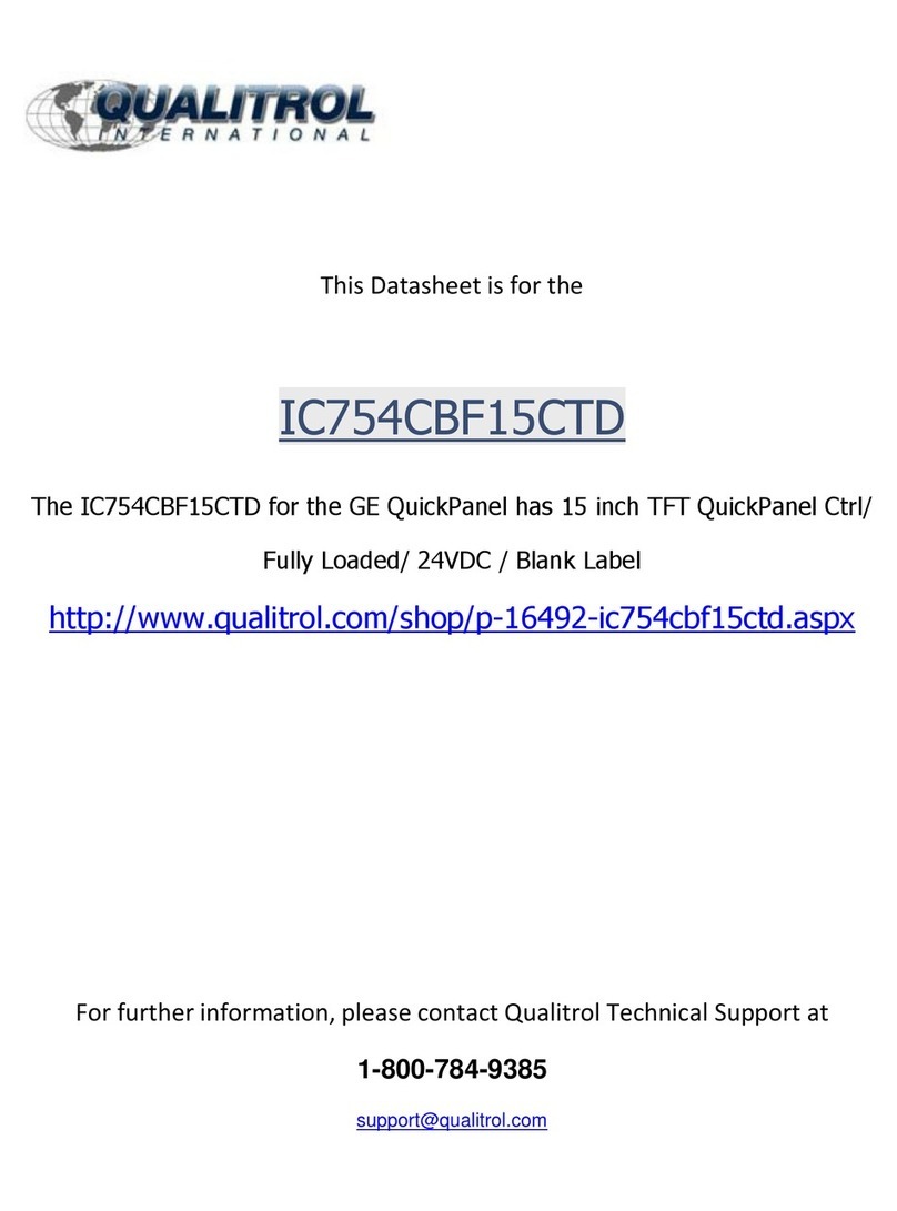 Qualitrol IC754CBF15CTD Instruction Manual