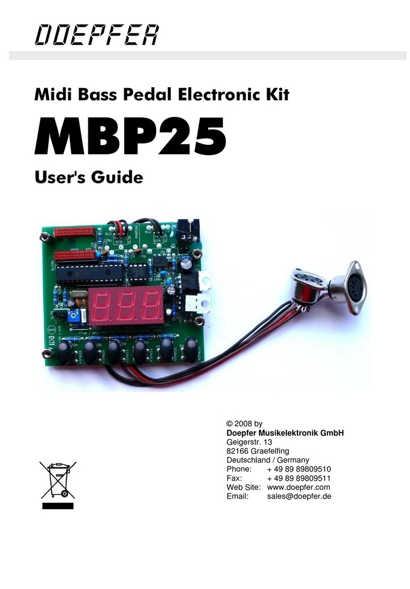 DOEPFER MBP25 user guide