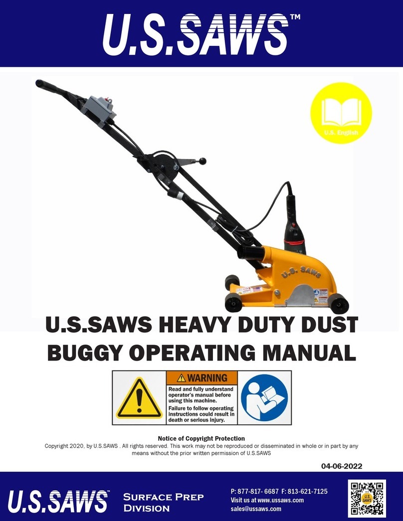 U.S.SAWS Heavy Duty Dust Buggy operating manual U.S.SAWS Heavy Duty Dust Buggy operating manual