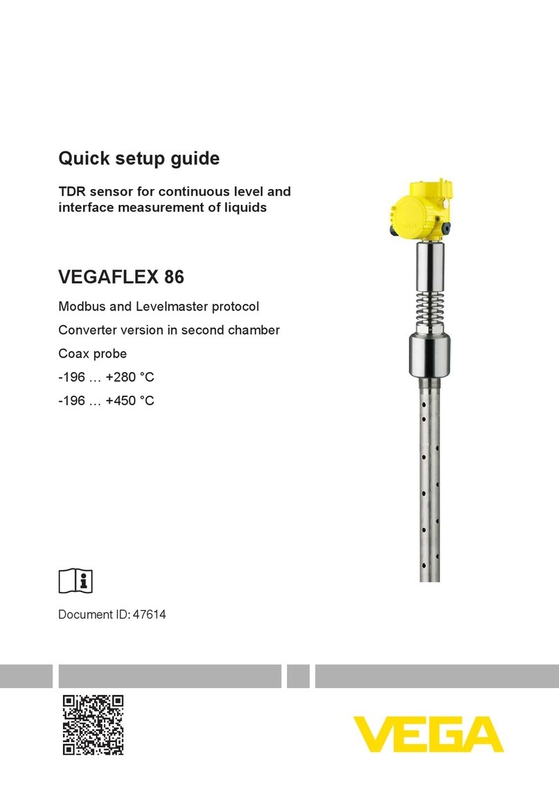 Vega VEGAFLEX 86 Quick setup guide