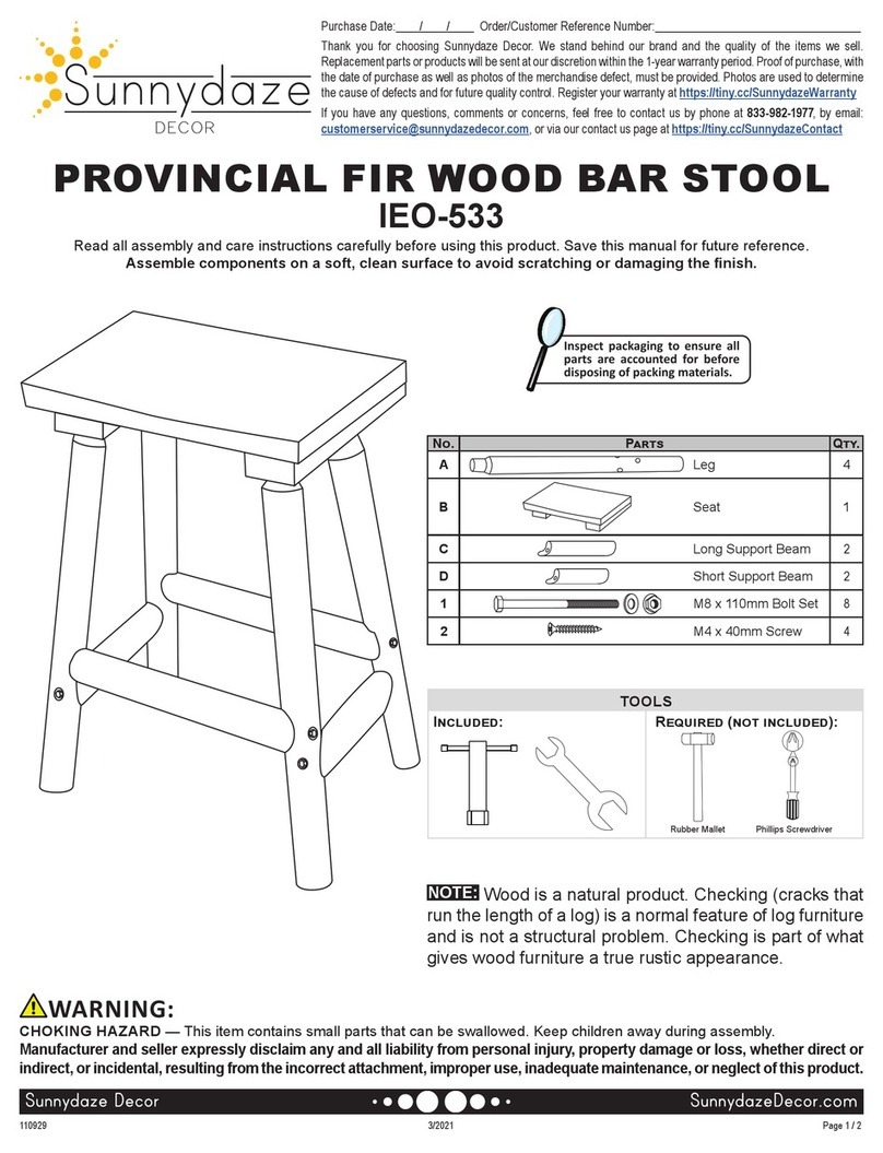Sunnydaze Decor Provincial IEO-533 manual