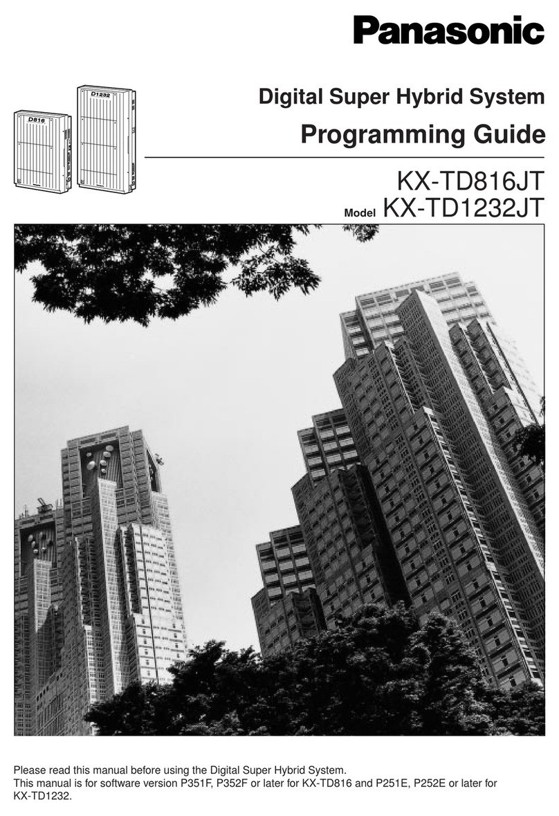 Panasonic KX-TD1232JT Operating instructions