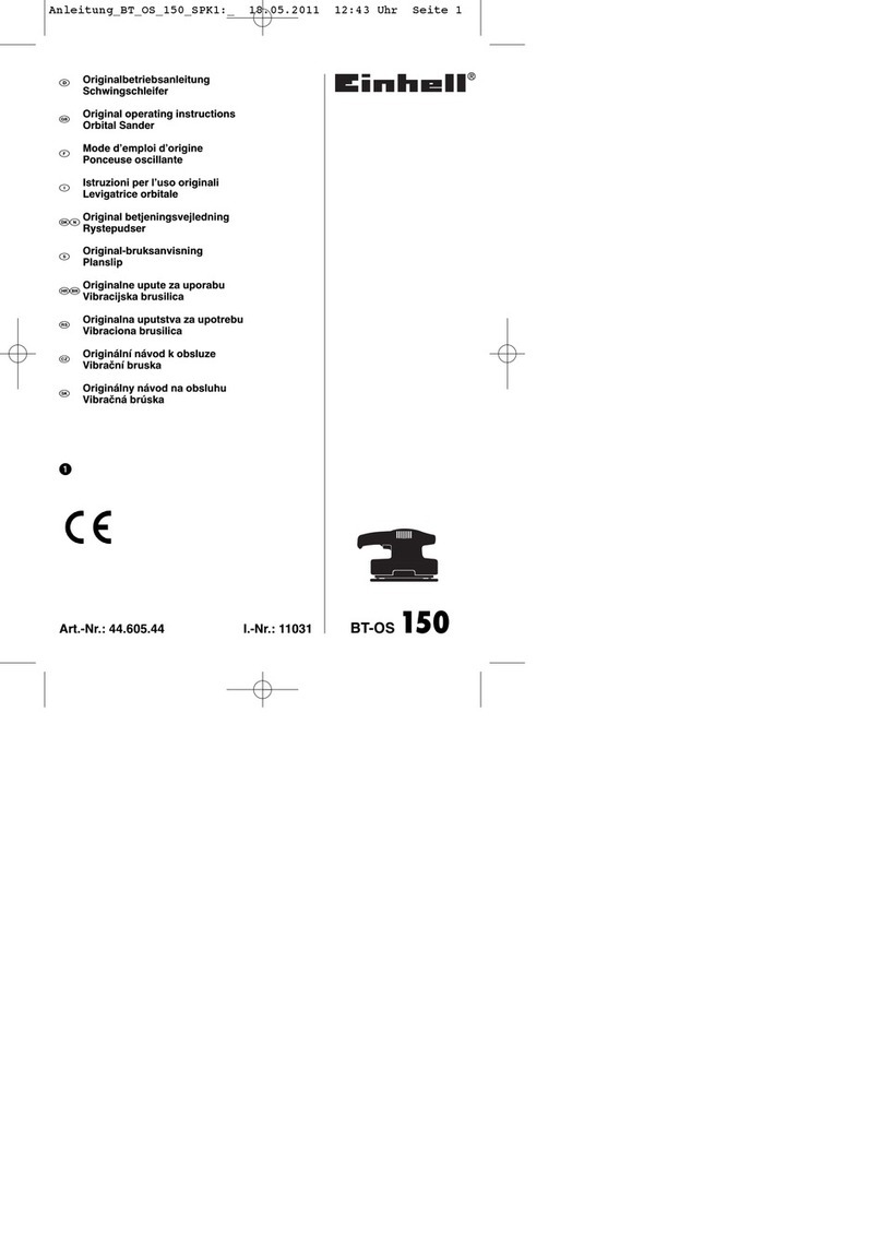 EINHELL BT-OS 150 User manual
