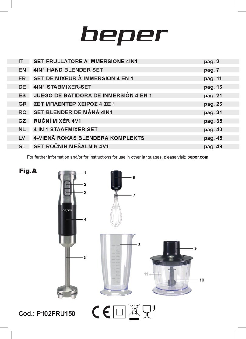 Beper P102FRU150 User manual