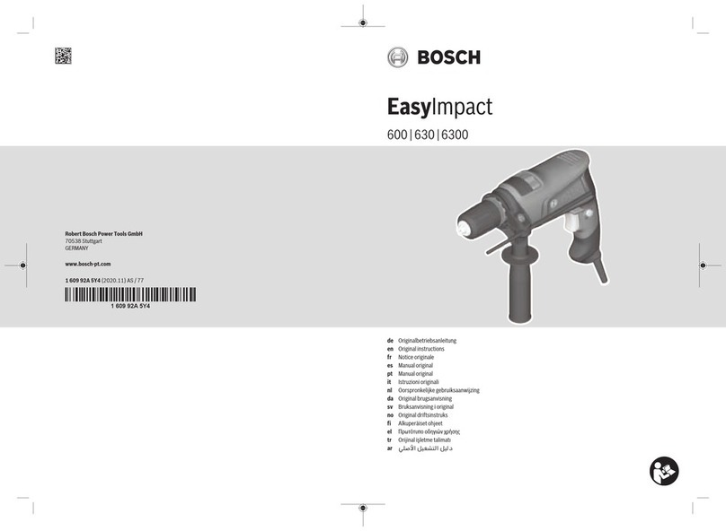 Bosch EasyImpact 600 Original instructions