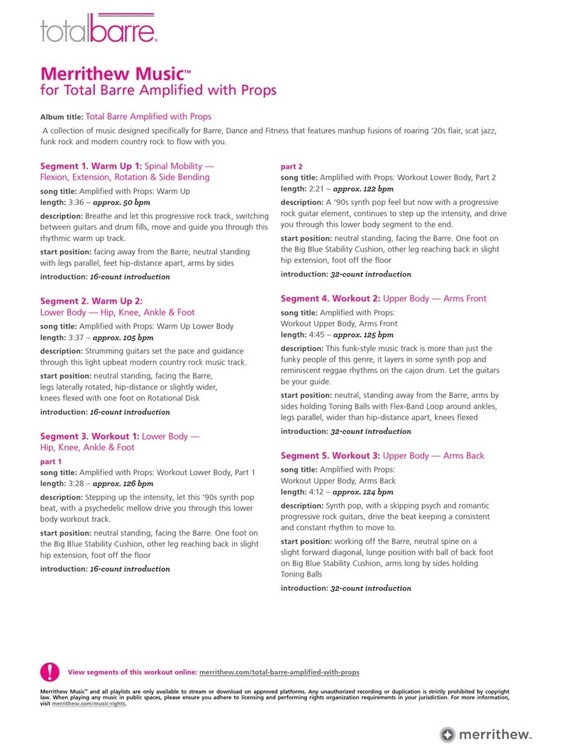 Merrithew total barre manual