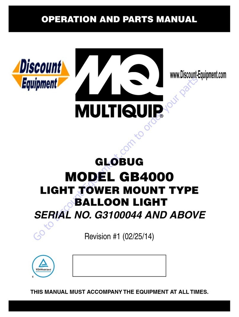 MULTIQUIP GloBug GB4000 User manual