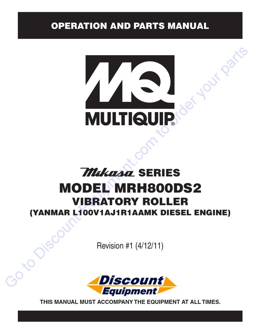 MULTIQUIP Mikasa Series Operation manual