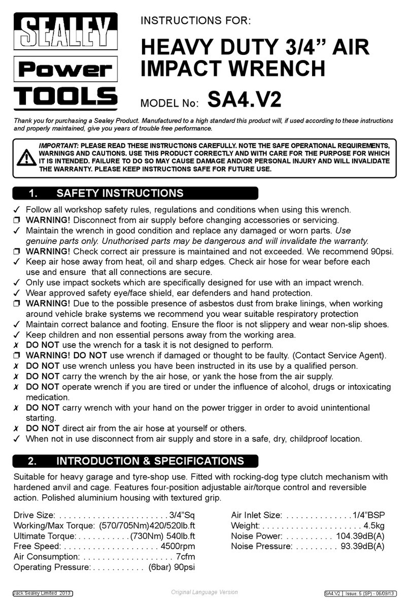 Sealey SA4.V2 instructions