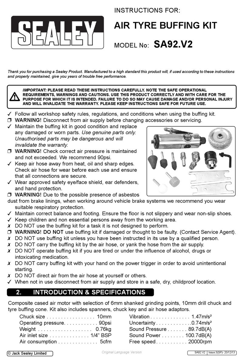 Sealey SA92.V2 User manual