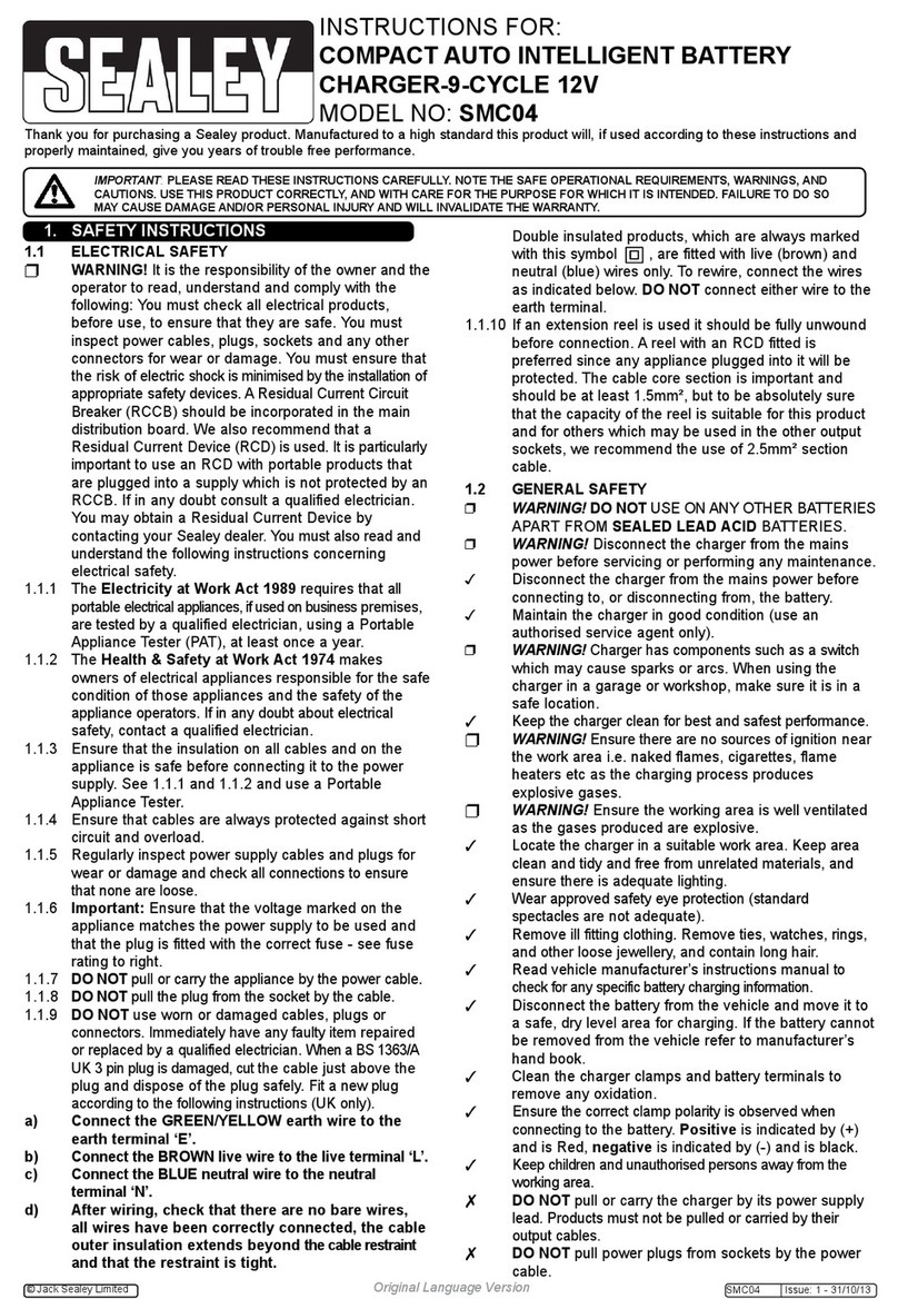 Sealey SMC04 instructions