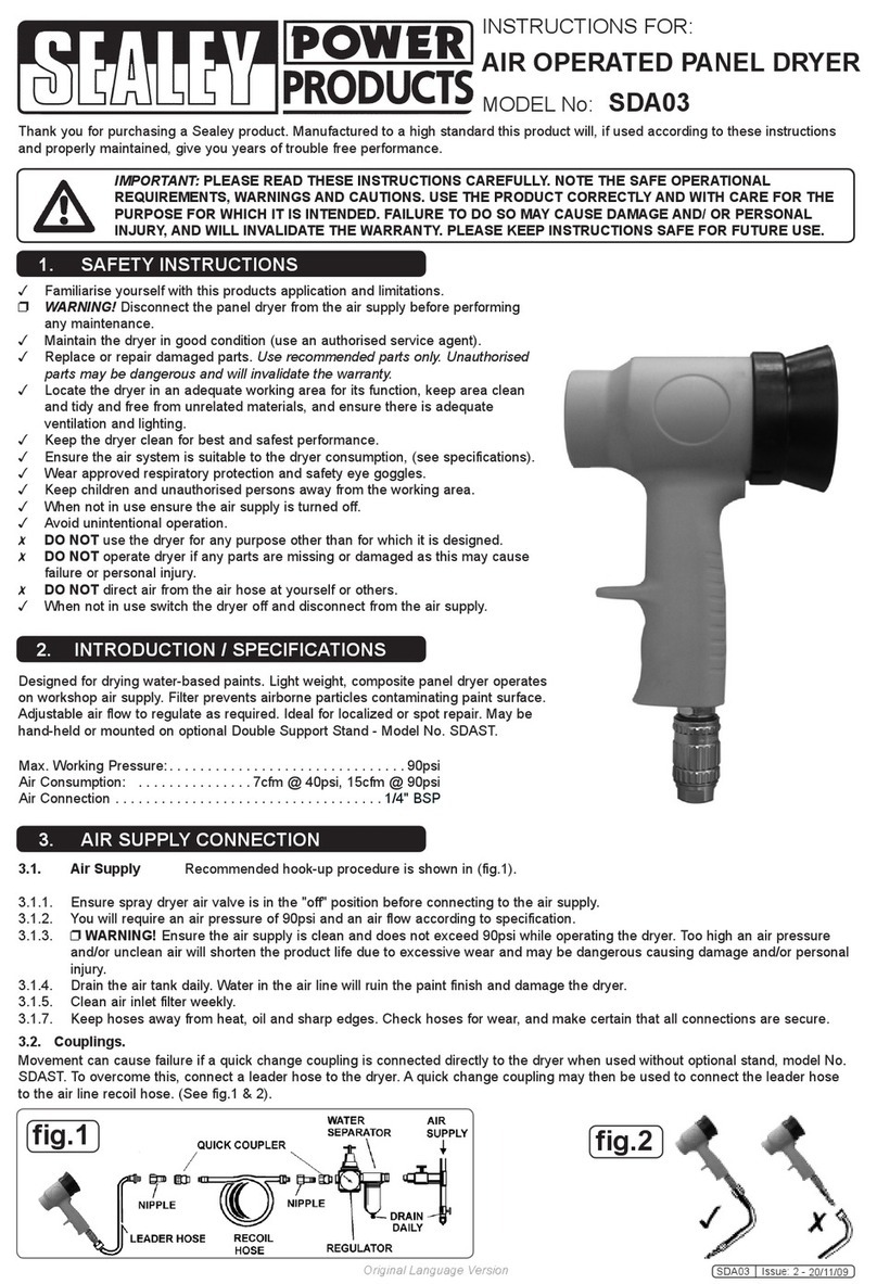 Sealey SDA03 instructions