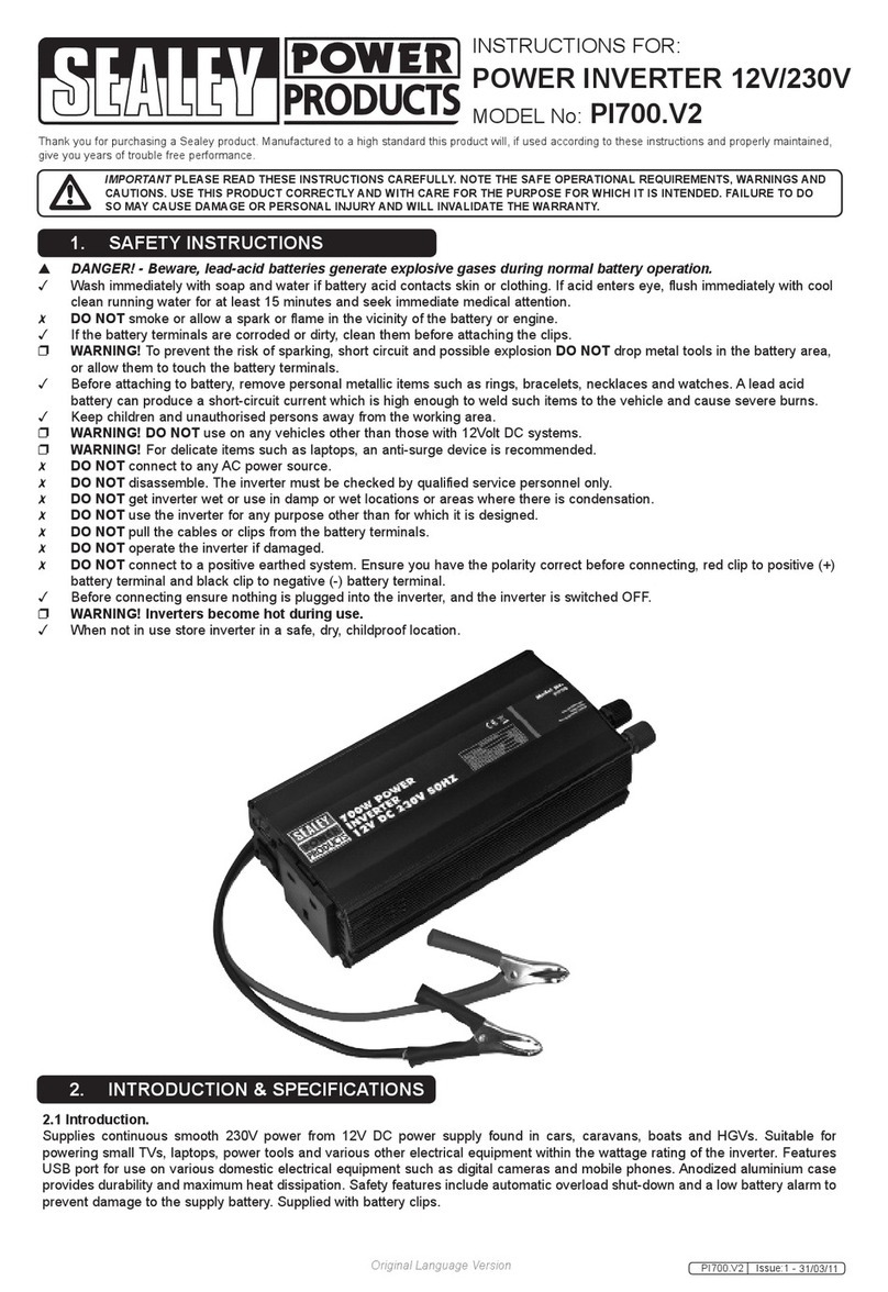 Sealey PI700.V2 instructions