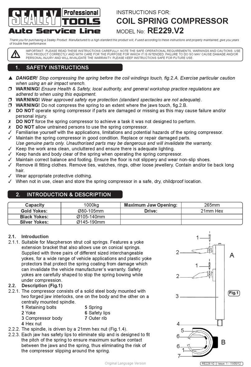 Sealey RE229.V2 User manual