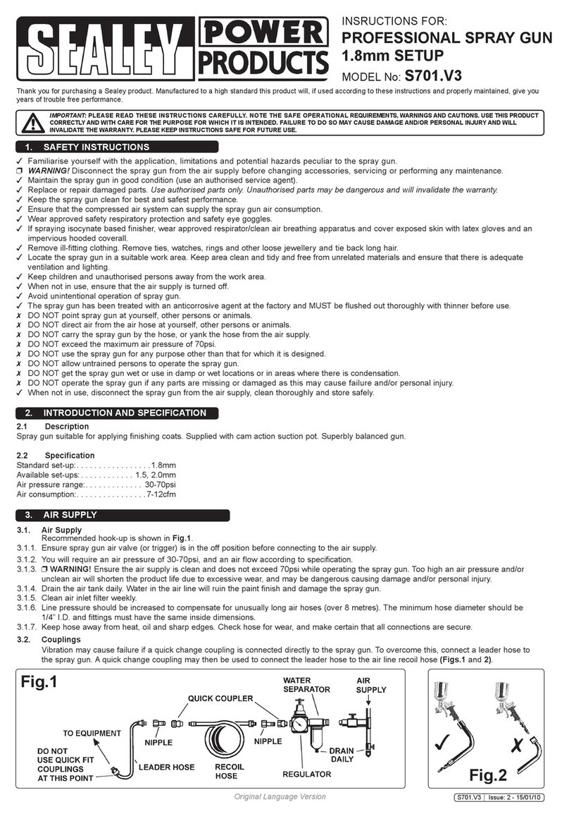 Sealey S701.V3 User manual
