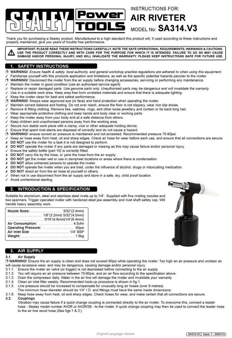 Sealey SA314.V3 User manual