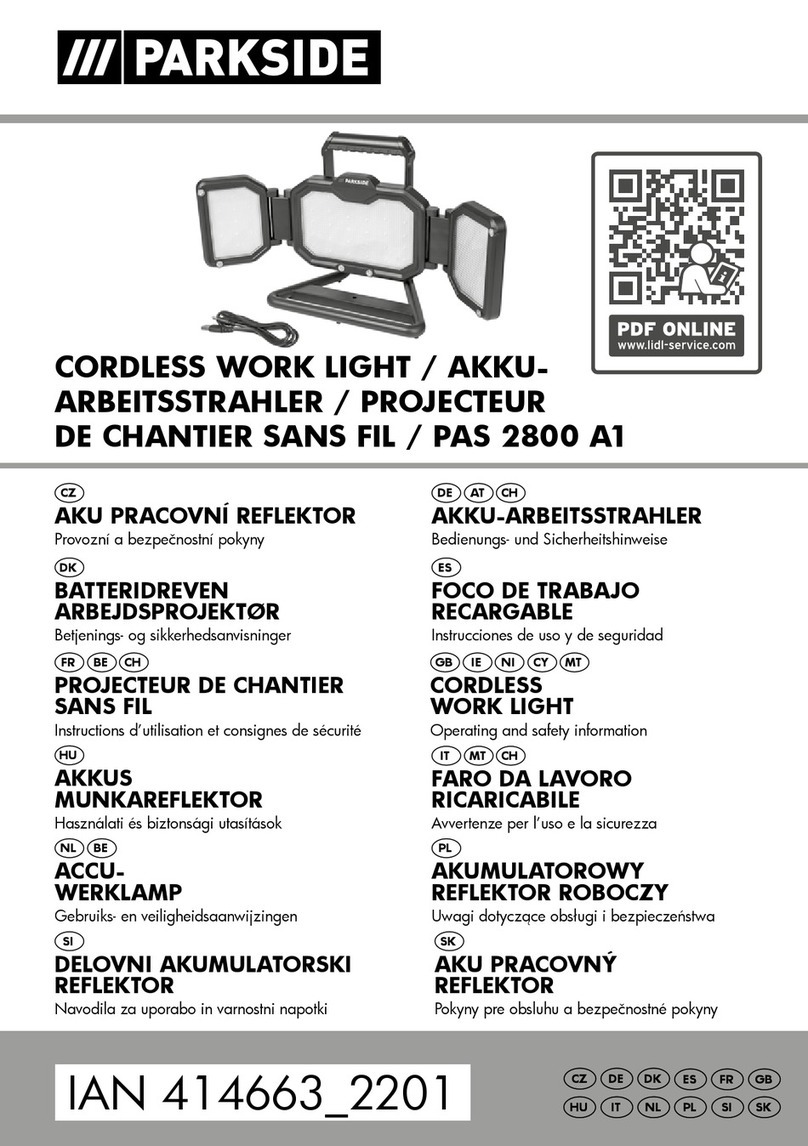 Parkside PAS 2800 A1 manual