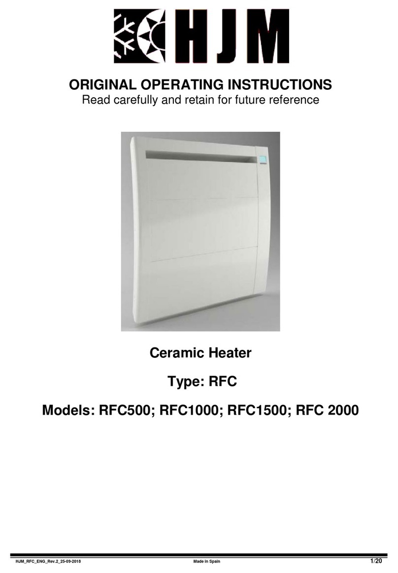 HJM RFC500 User manual