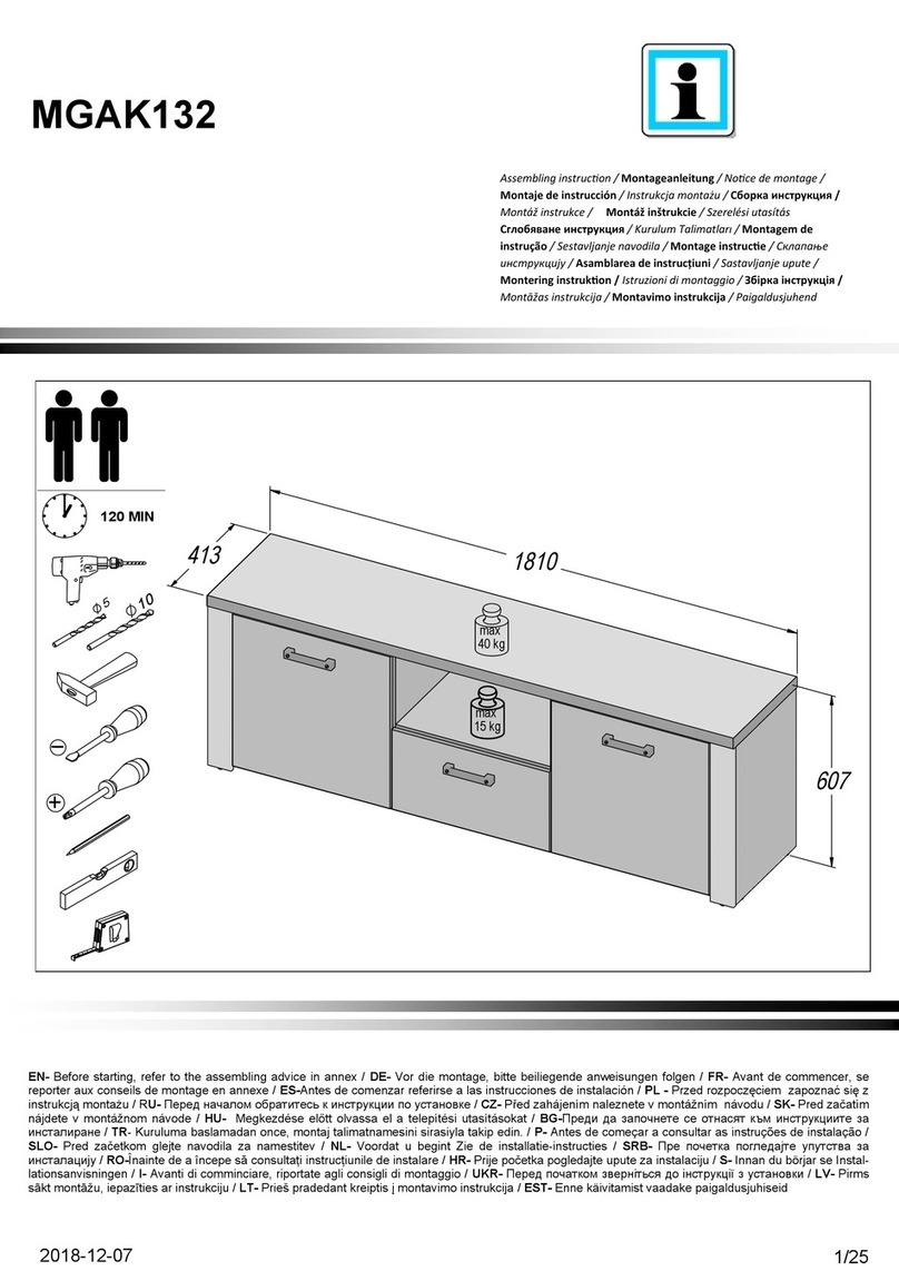 Forte MGAK132 Assembling Instruction