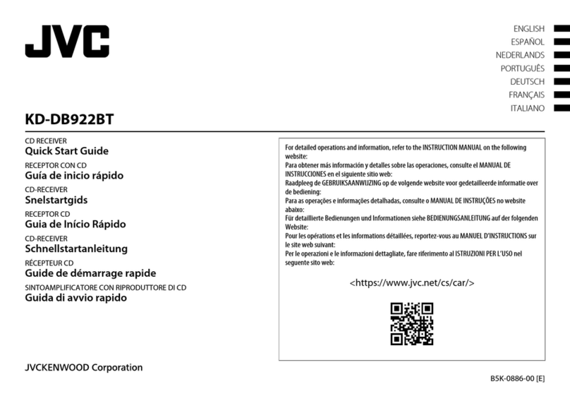 JVC KD-DB922BT User manual