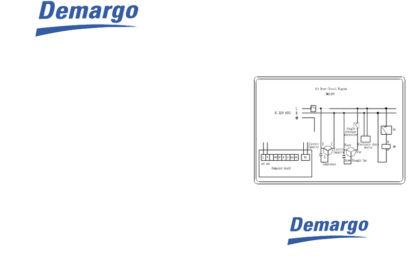 Demargo DM510NF Instructions for installation and operation
