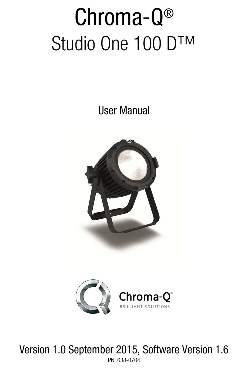 Chroma Studio One 100 D User manual