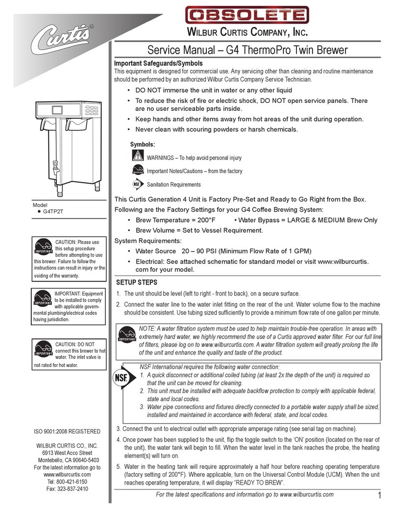 Curtis G4TP2T Service manual Curtis G4TP2T Service manual