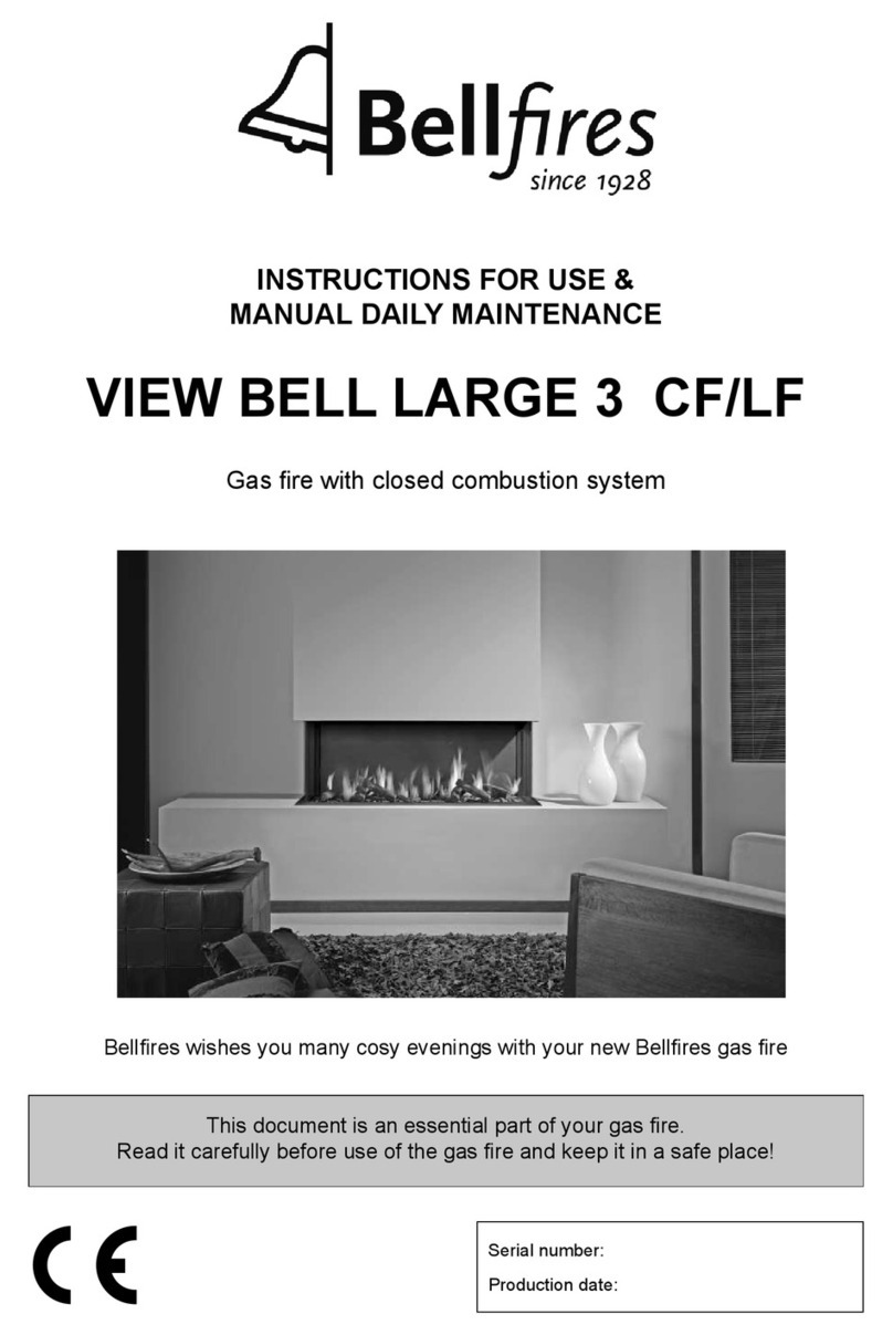 Bellfires VIEW BELL LARGE 3 CF Installation and operation manual Bellfires VIEW BELL LARGE 3 CF Installation and operation manual